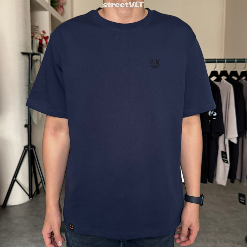 Ricky is Clown Basic Rip Simple Logo Embroidered Tee