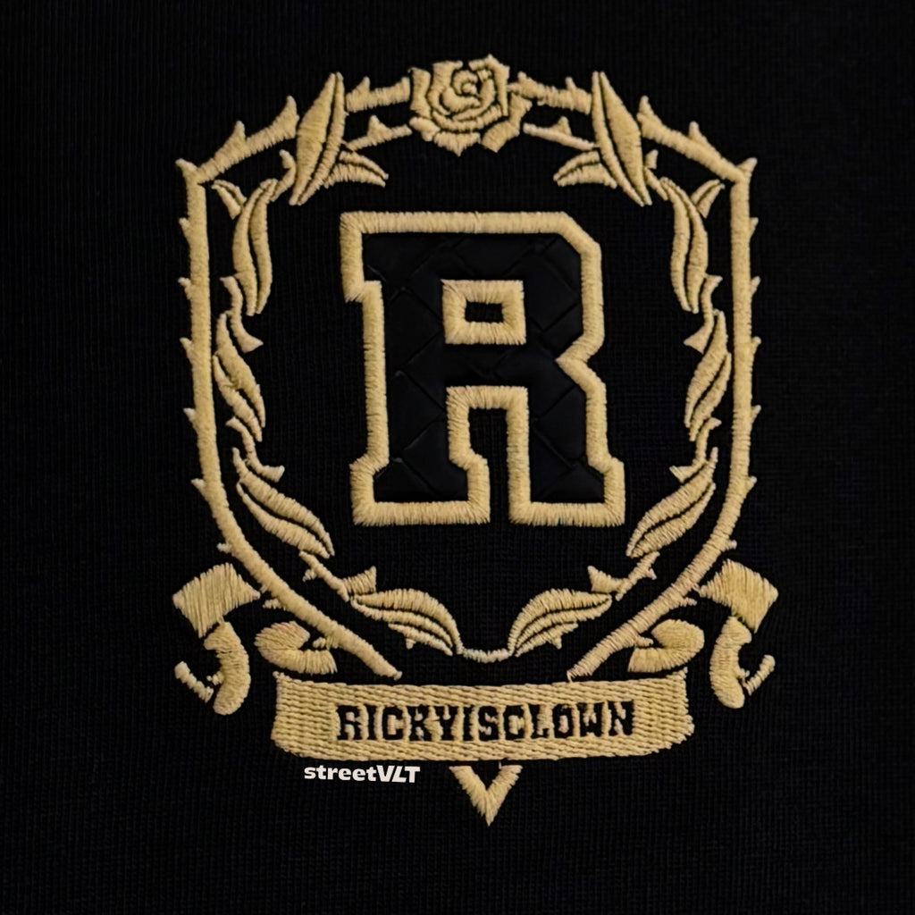 Ricky is Clown Golden Briar Thorn Bush Embroidered Tee