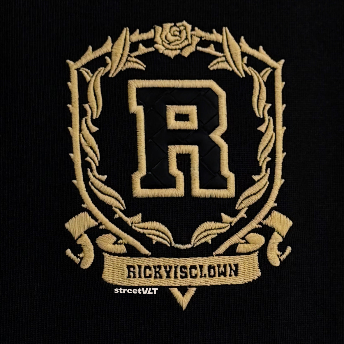 Ricky is Clown Golden Briar Thorn Bush Embroidered Tee