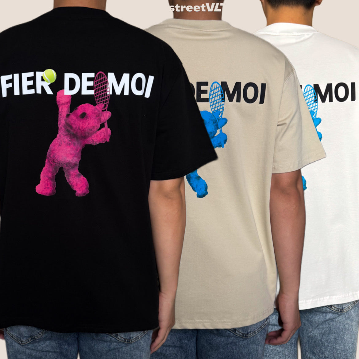Fier De Moi Top Spin Teddy Tee