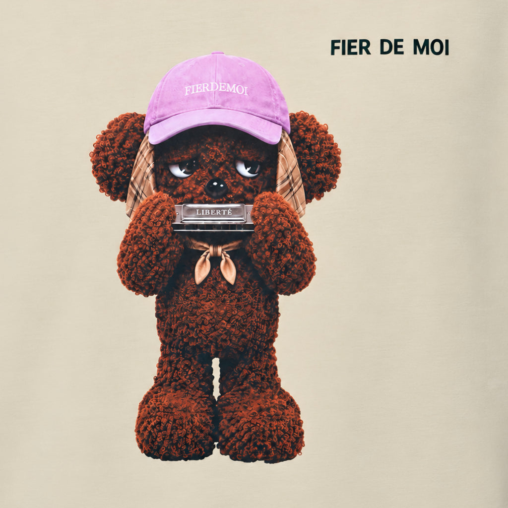 Fier De Moi Harmonica Bear Tee