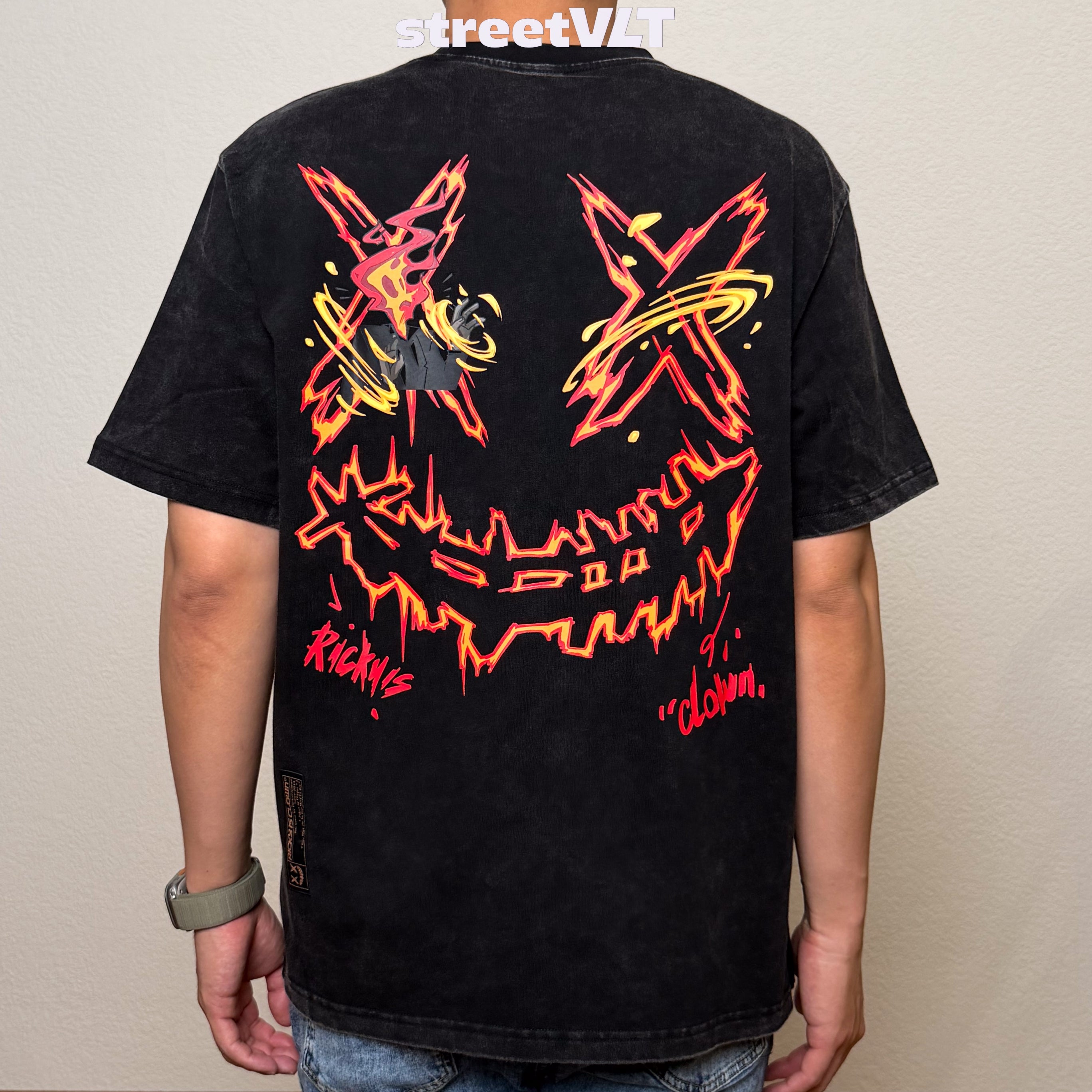 Ricky is Clown Soul of Fire Washed Tee