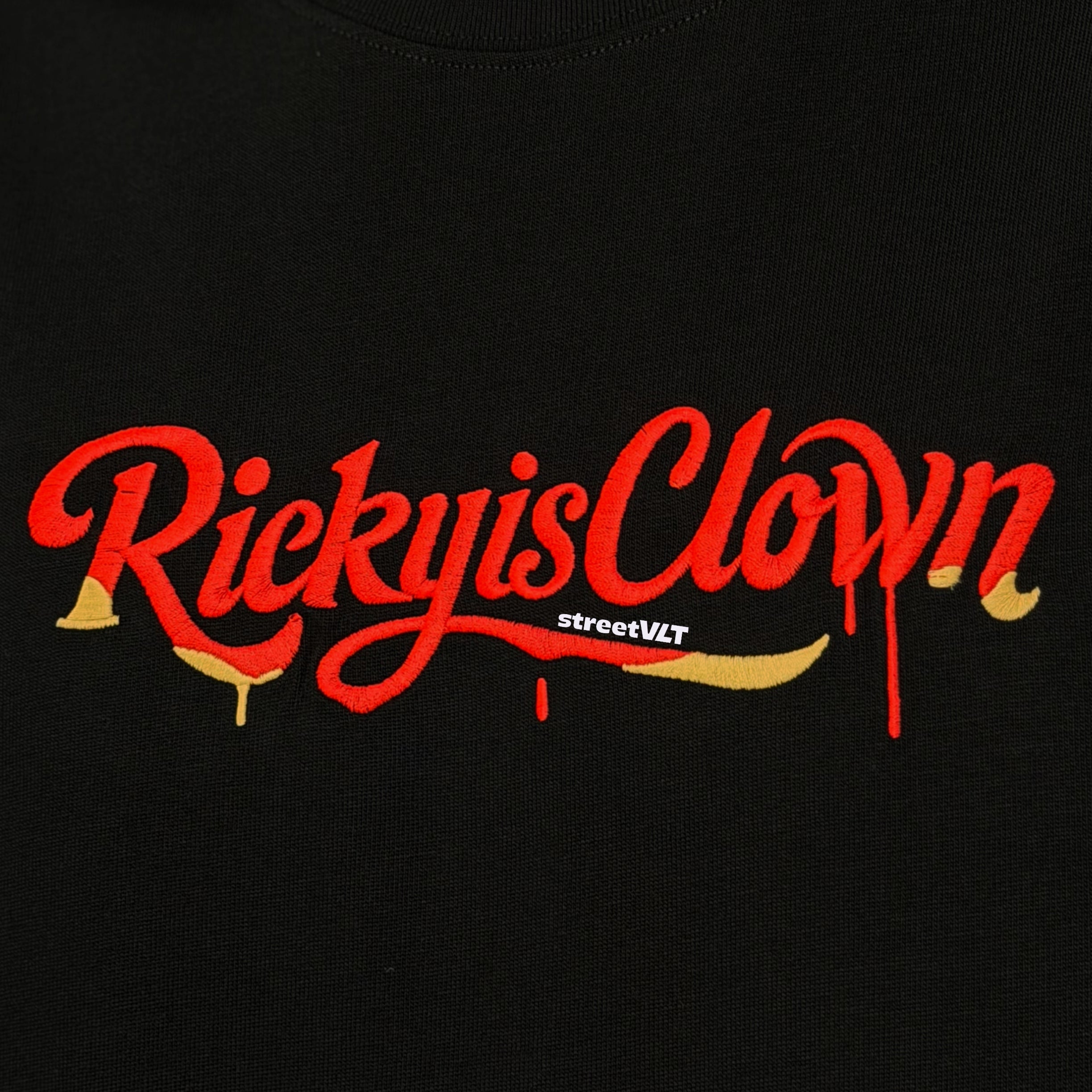 Ricky is Clown Golden Ripped Tee