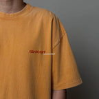 Gro Grocery Sand Washed Painted Slogan Tee