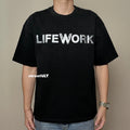 Life Work Korea Tape Graphic Vintage Tee