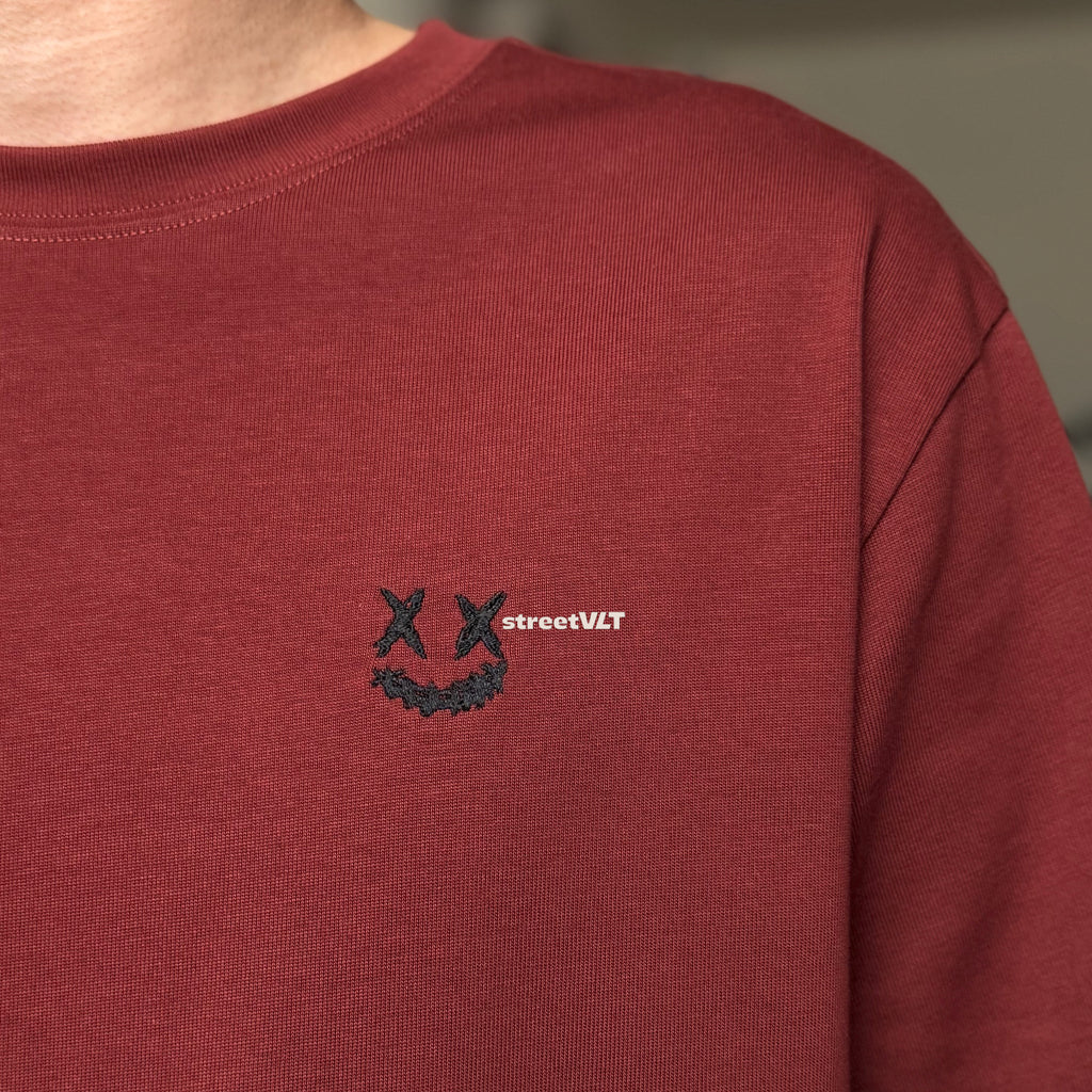 Ricky is Clown Basic Rip Simple Logo Embroidered Tee