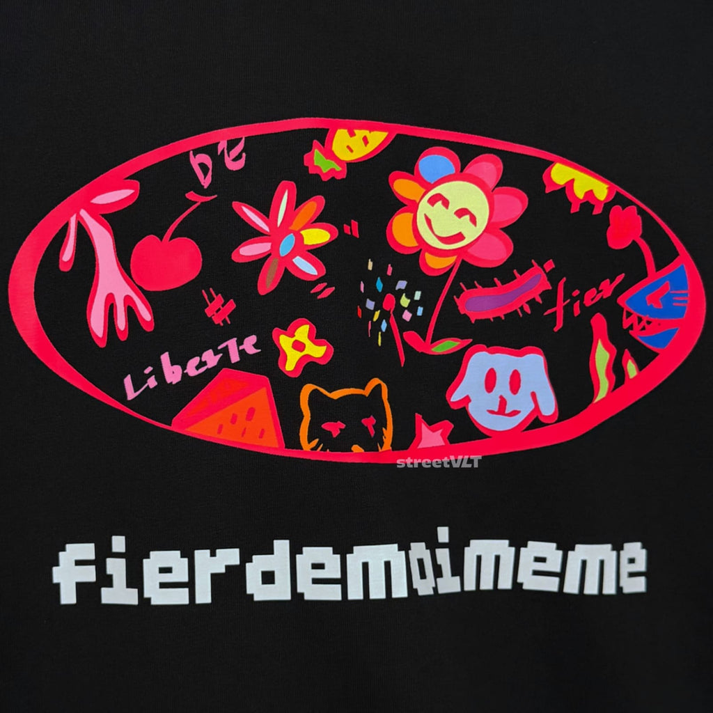 Fier De Moi Meme Cartoon Tee