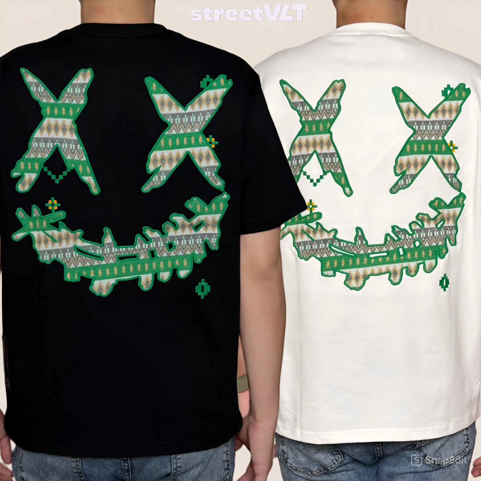 Ricky is Clown Geometrical Christmas Night Tee