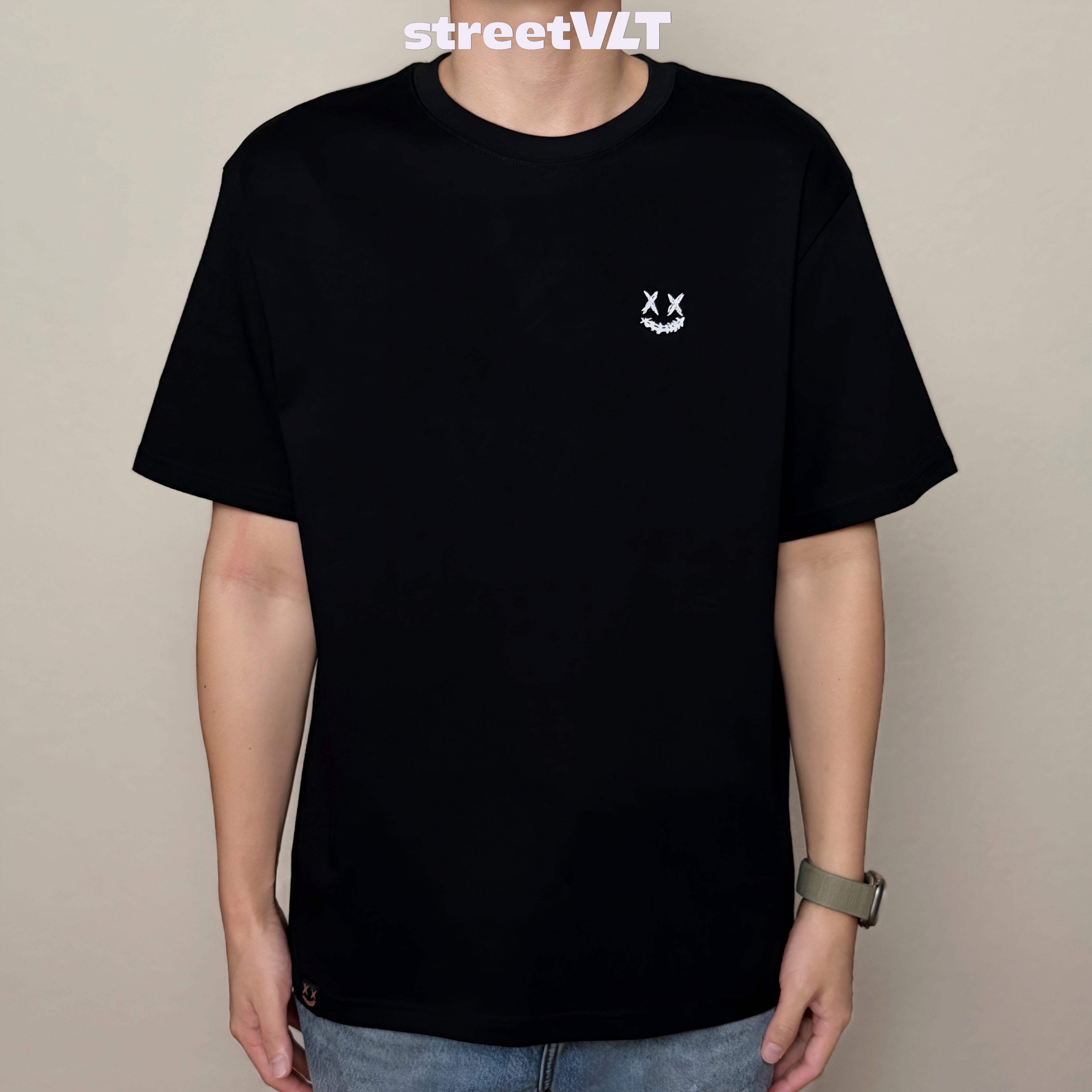 Ricky is Clown Basic Rip Logo Embroidered Tee