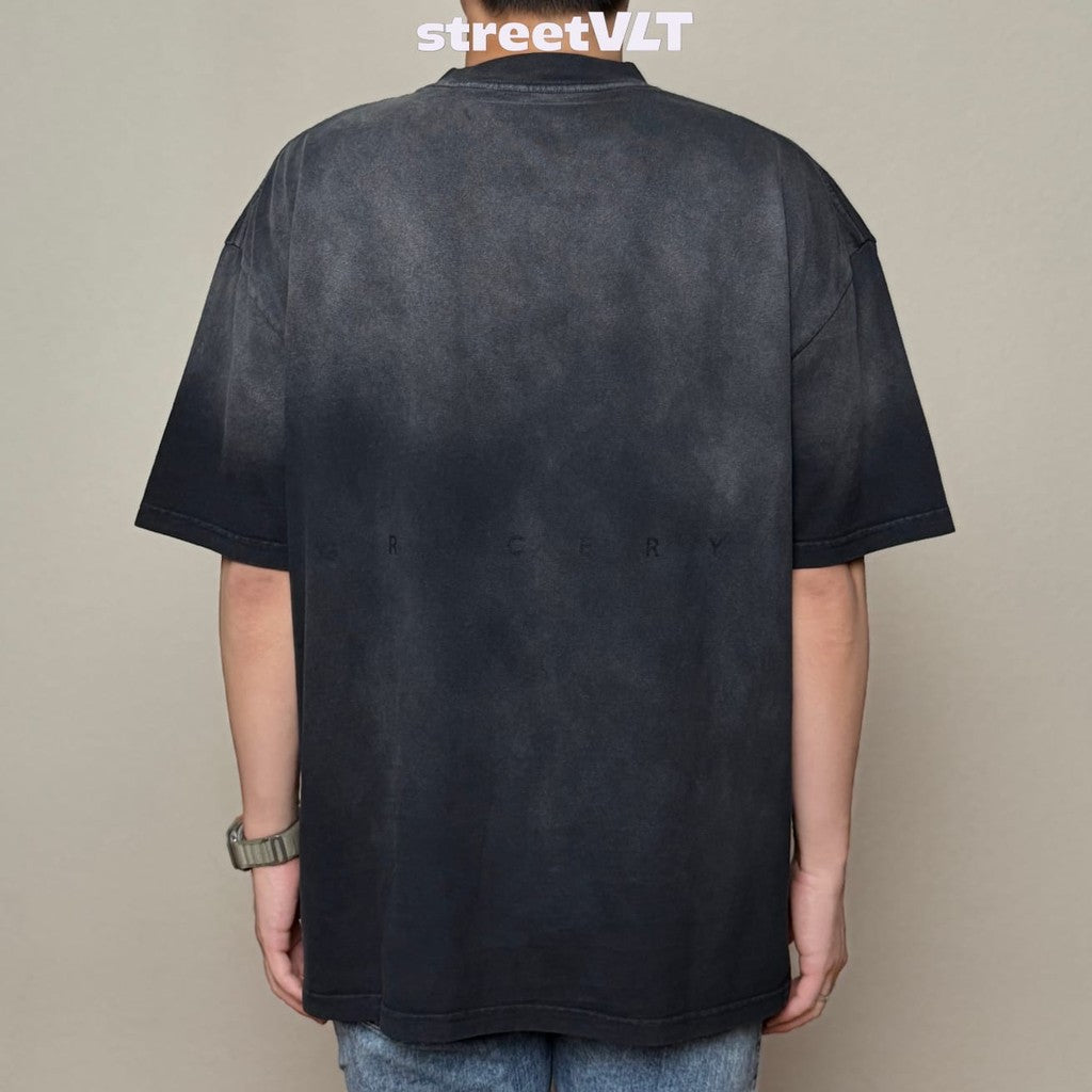 Gro Grocery Dirty Washed Invoice Pocket Tee