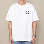 RIC Ricky is Clown Black Mamba Diablo Snakeskin Embroidery White Tee