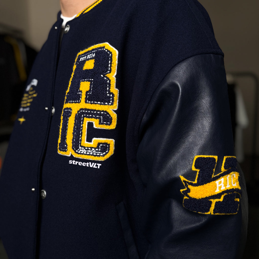 Ricky is Clown Richood Towel Embroidered Baseball Jacket