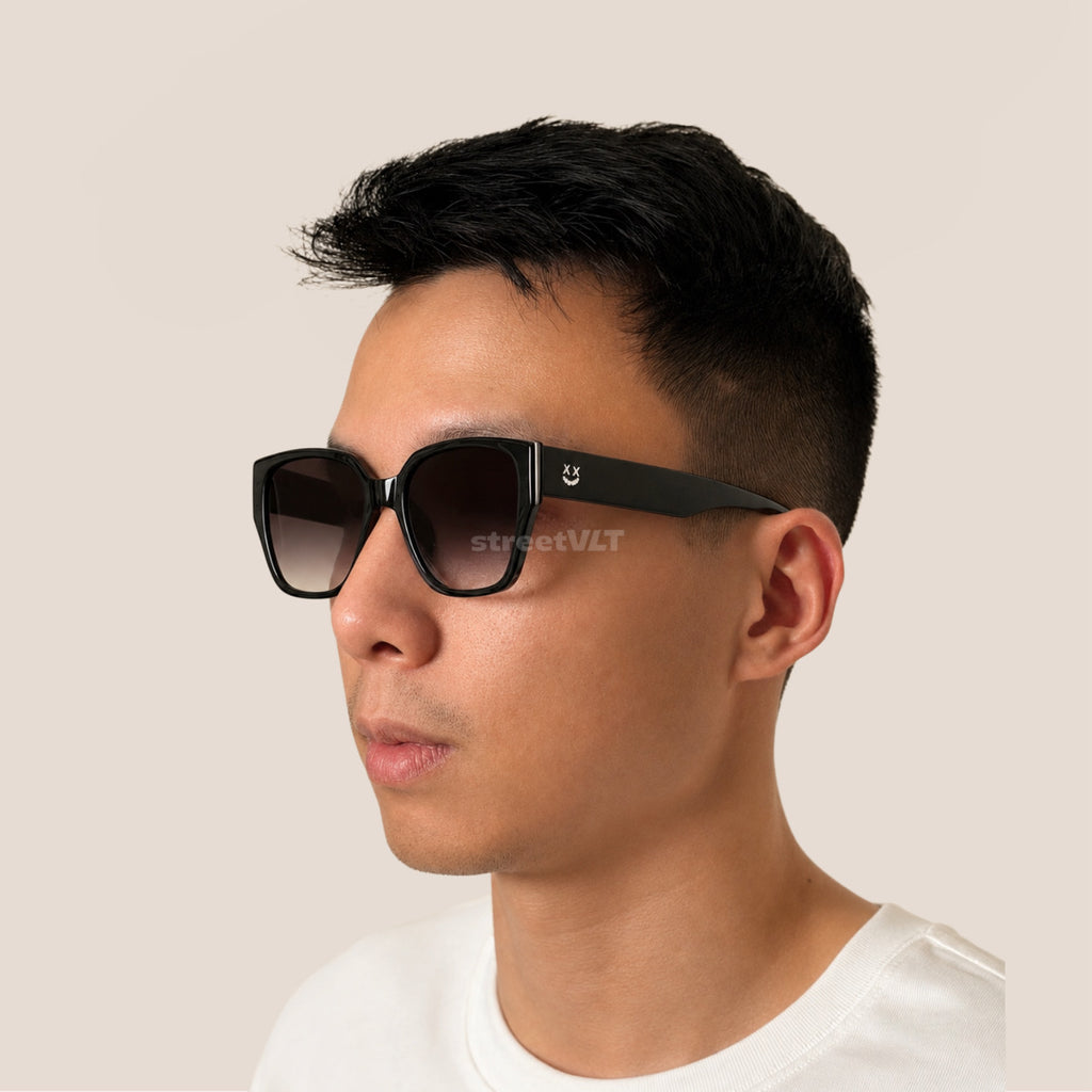 Ricky is Clown Obsidian Prism Sunglasses