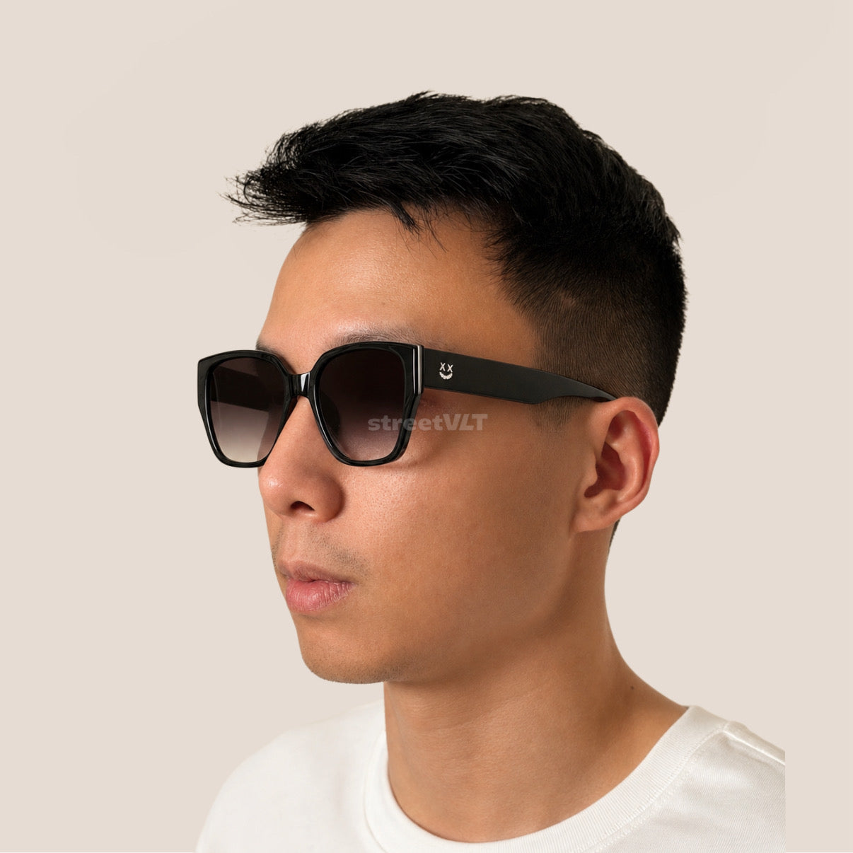 Ricky is Clown Obsidian Prism Sunglasses