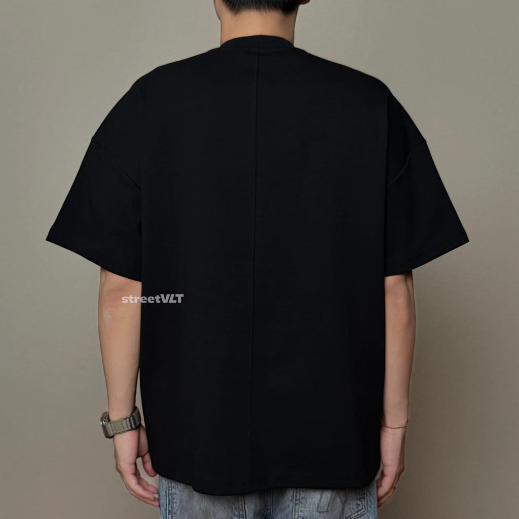 Doubleback Pin Up Black Oversized Black Tee