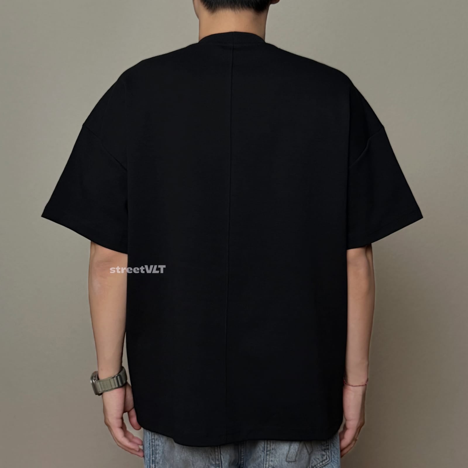 Doubleback Pin Up Black Oversized Black Tee