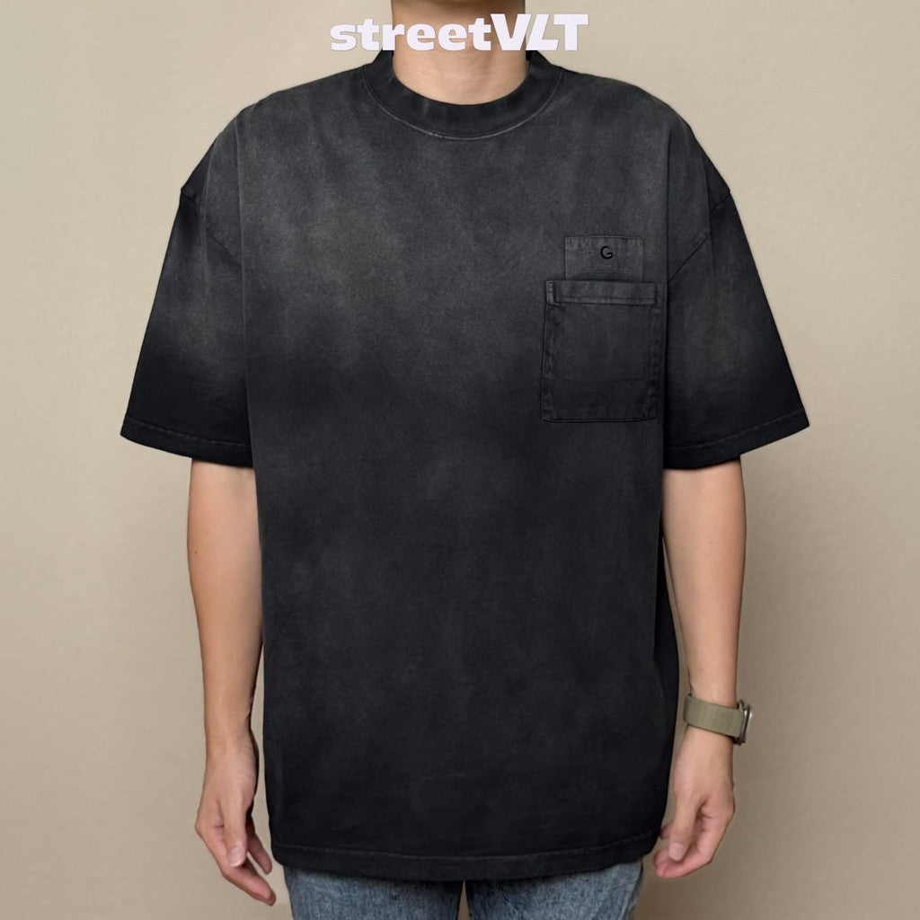 Gro Grocery Dirty Washed Invoice Pocket Tee
