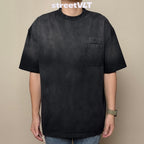 Gro Grocery Dirty Washed Invoice Pocket Tee