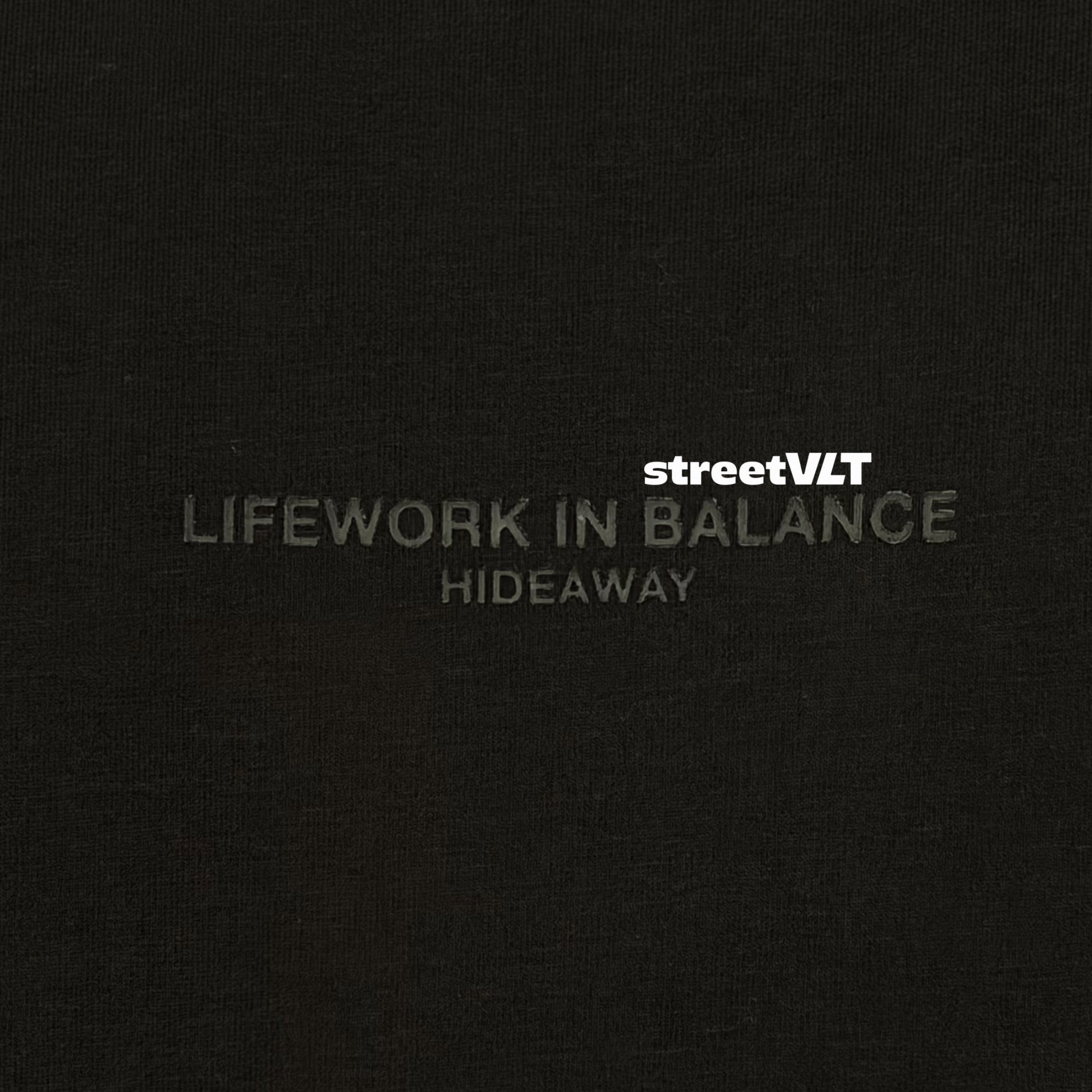 Life Work Korea Minimal Lettering Logo Tee