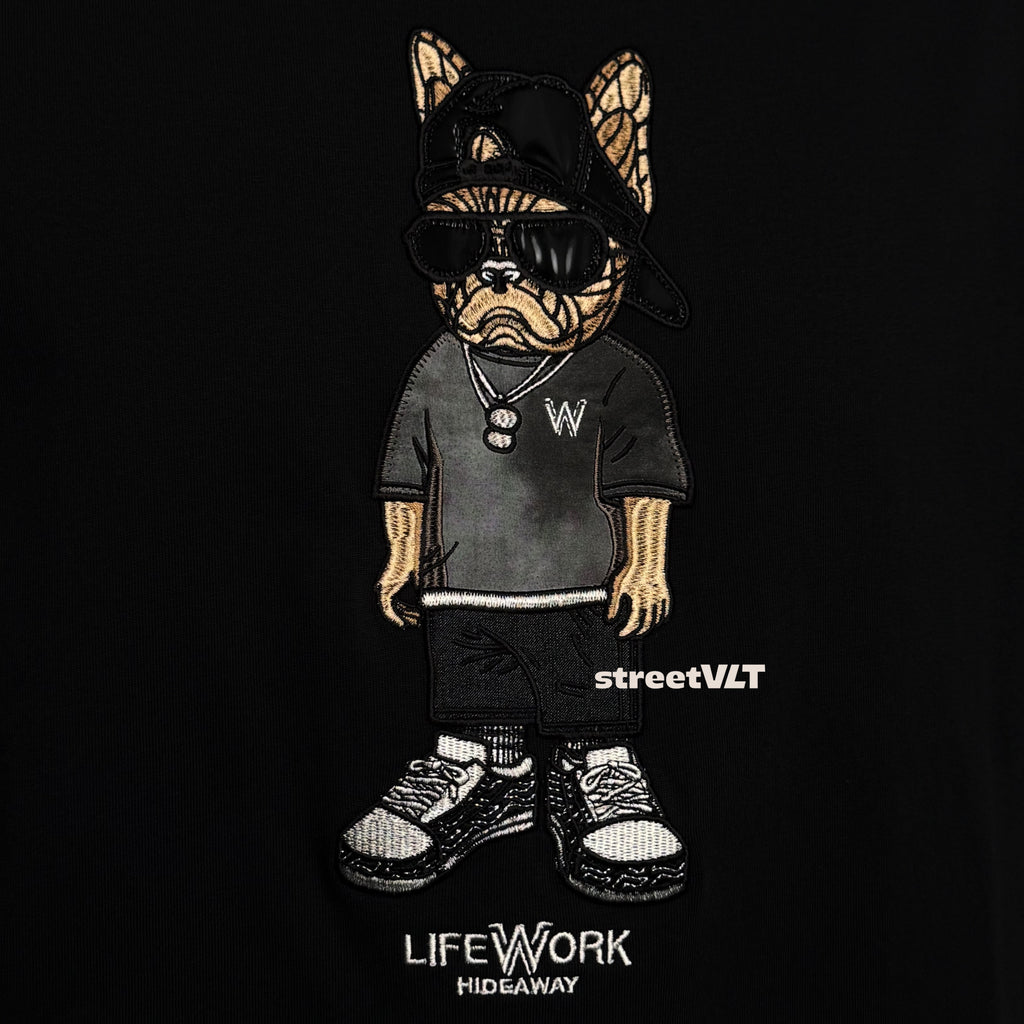 Life Work Korea Snap Hip Dog Tee