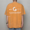 Gro Grocery Sand Washed Painted Slogan Tee