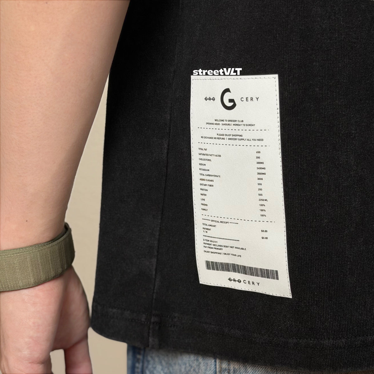 Gro Grocery City of Darkness Golden Dragon Washed Graphic Boxy Tee