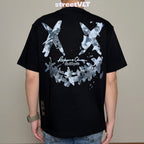 Ricky is Clown Ink Shadow Horse Flying Print Tee