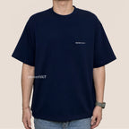 Gro Grocery Basic Boxy Navy Tee