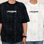 Life Work Korea Fog Font Tee
