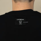 Life Work Korea Cross Arm Hipdog Applique Tee