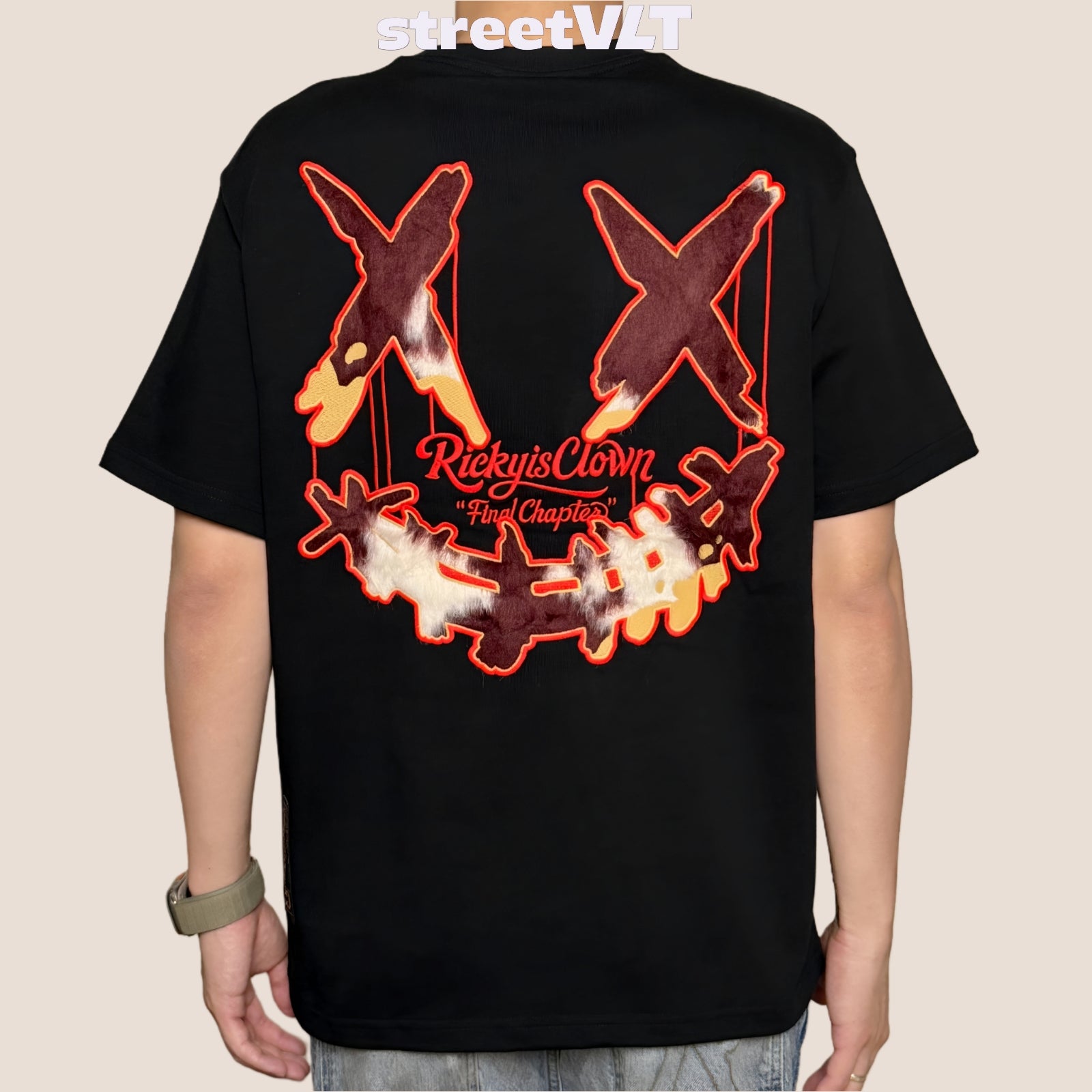 Ricky is Clown Golden Ripped Tee