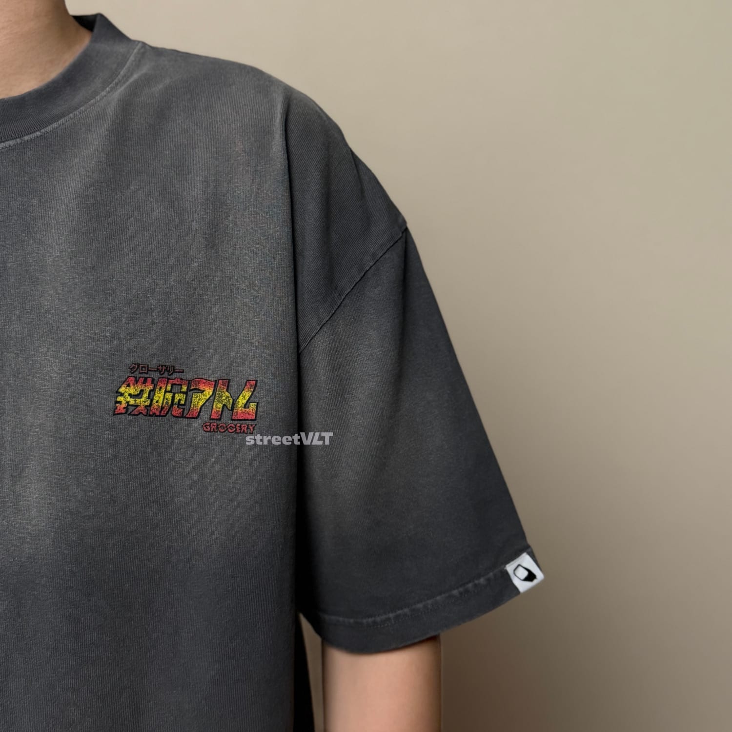 Gro Grocery X Toy Qube Astro Boy Hong Kong Poster Washed Tee