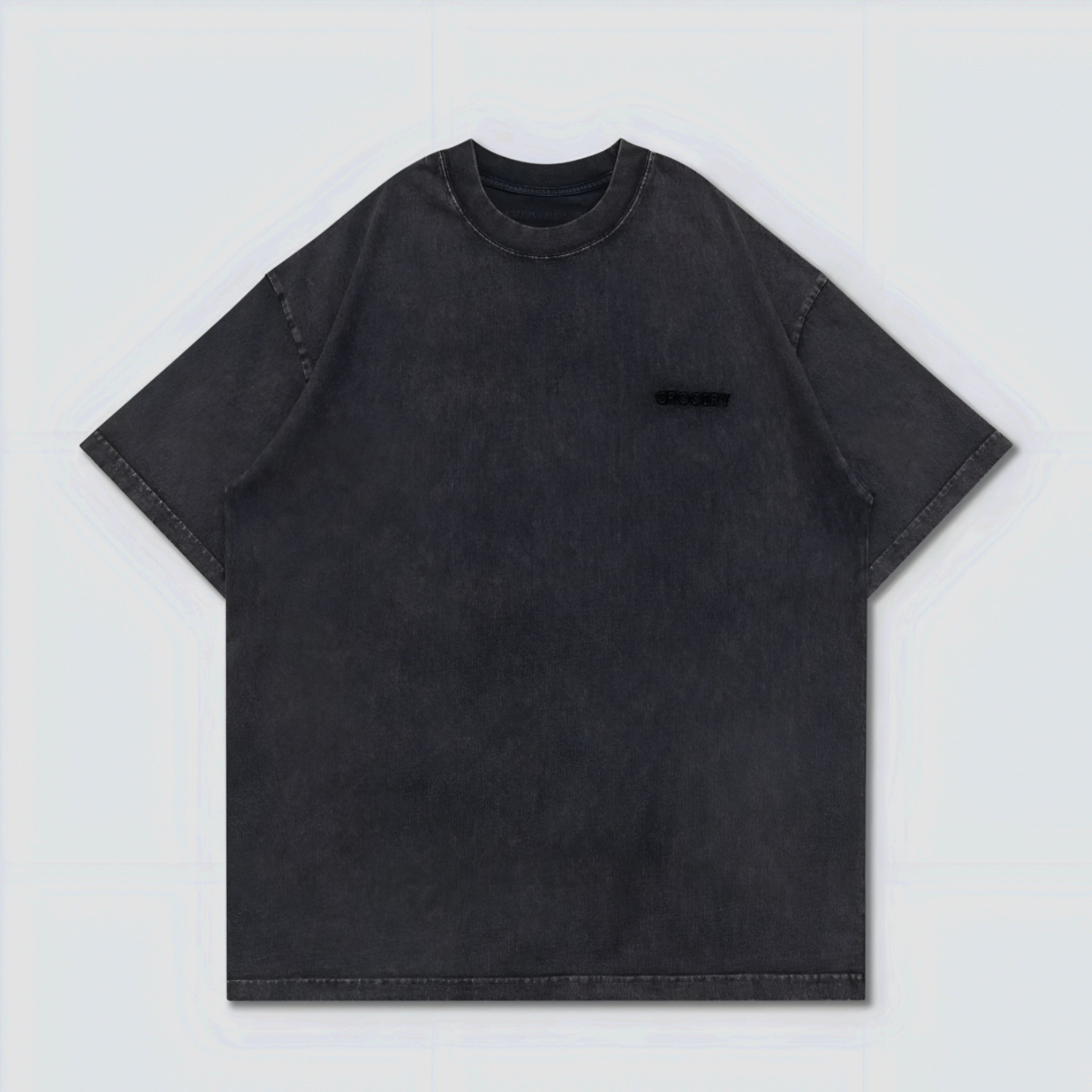 Gro Grocery x Roaring Century Washed Graphic Invoice Tee Original
