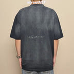 Gro Grocery Washed Beethoven Graphic Faded Tee