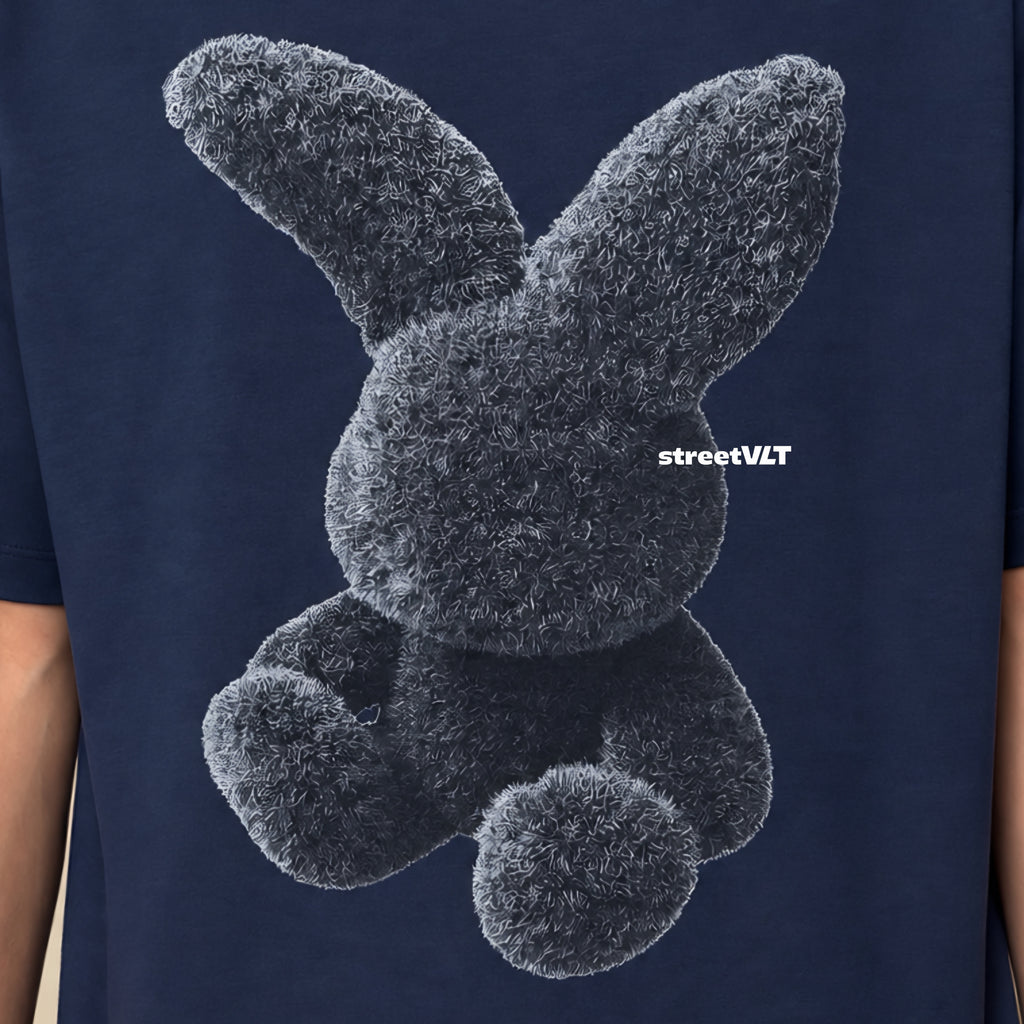 ADLV Fuzzy Rabbit Short Sleeve T-Shirt Acme De La Vie