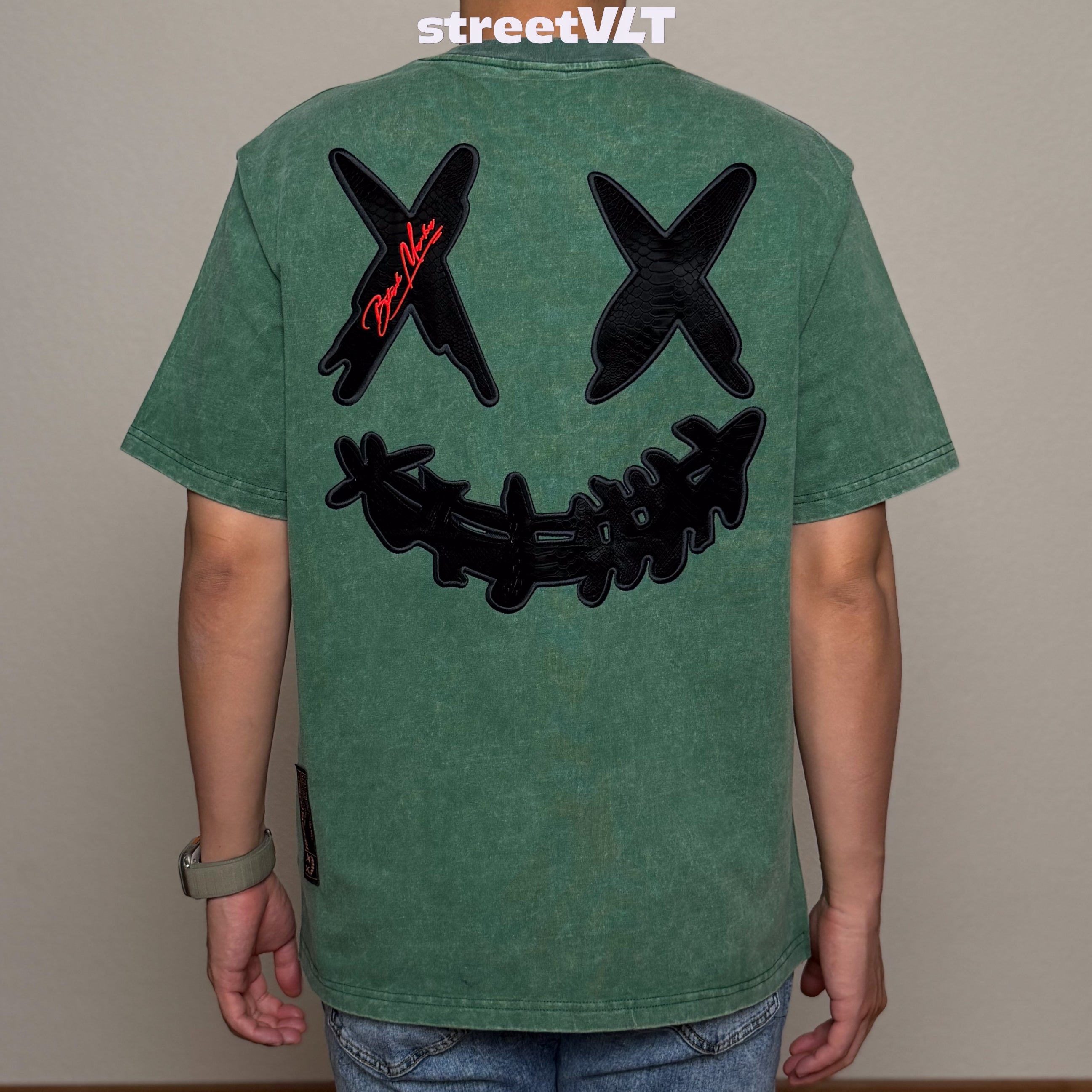 RIC Ricky is Clown Black Mamba Washed Dark Green Tee Original