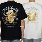 RIC Ricky is Clown Gold Powder Dragon Embroidered Tee