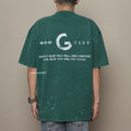 Gro Grocery Sand Washed Painted Slogan Tee