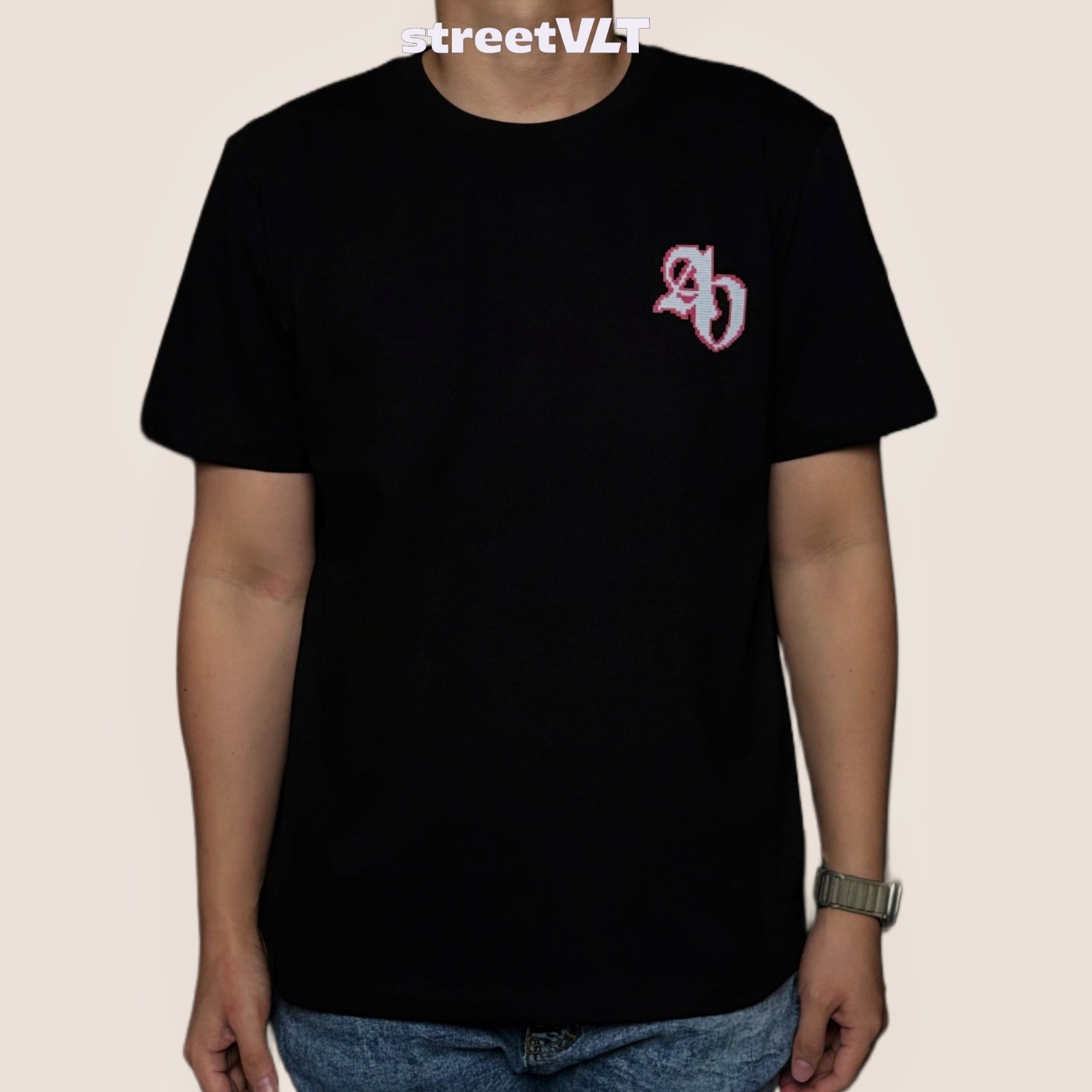 ADLV Block Pixel Logo Short Sleeve T-Shirt