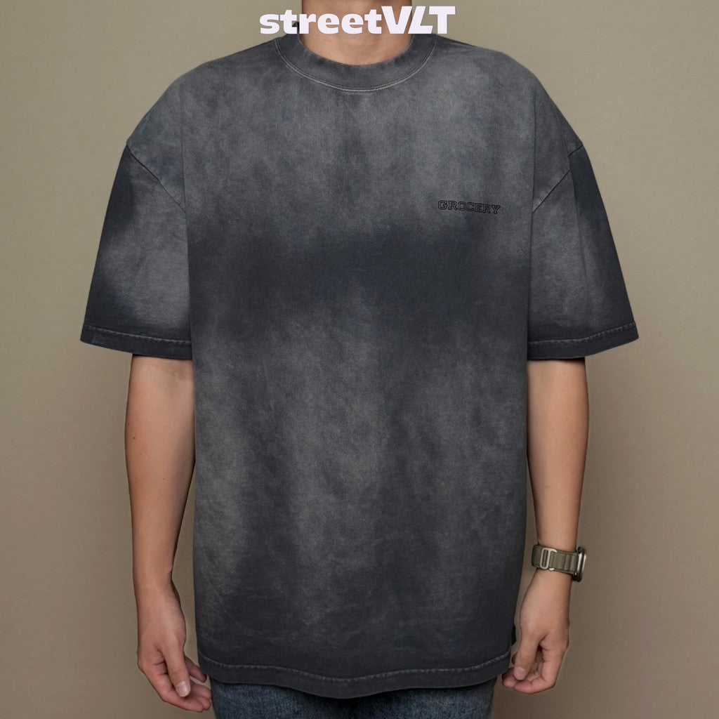 Gro Grocery x Katol Grocommunity Emblem Dirty Washed Invoice Tee