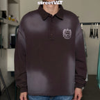 ADLV Washing Embro Rugby Sweatshirt