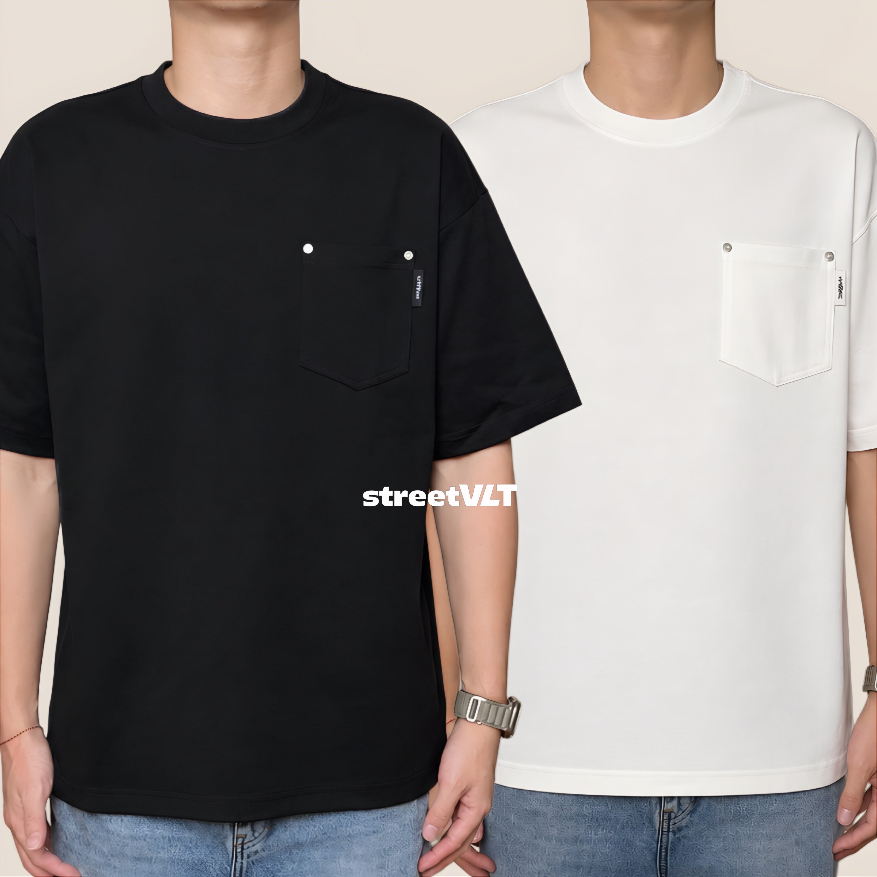 Life Work Korea Rivet Pocket Tee