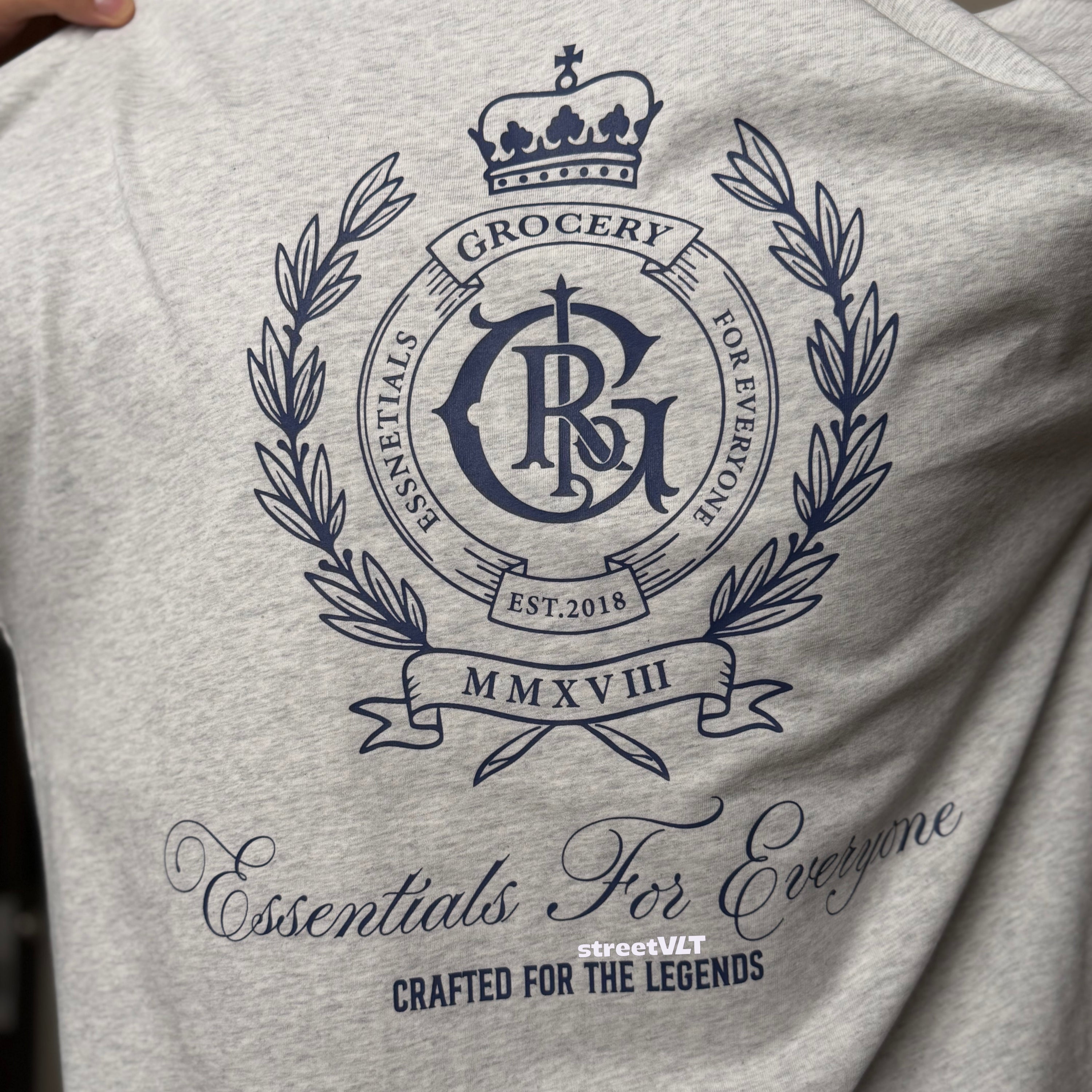 Gro Grocery College Emblem Graphic Tee