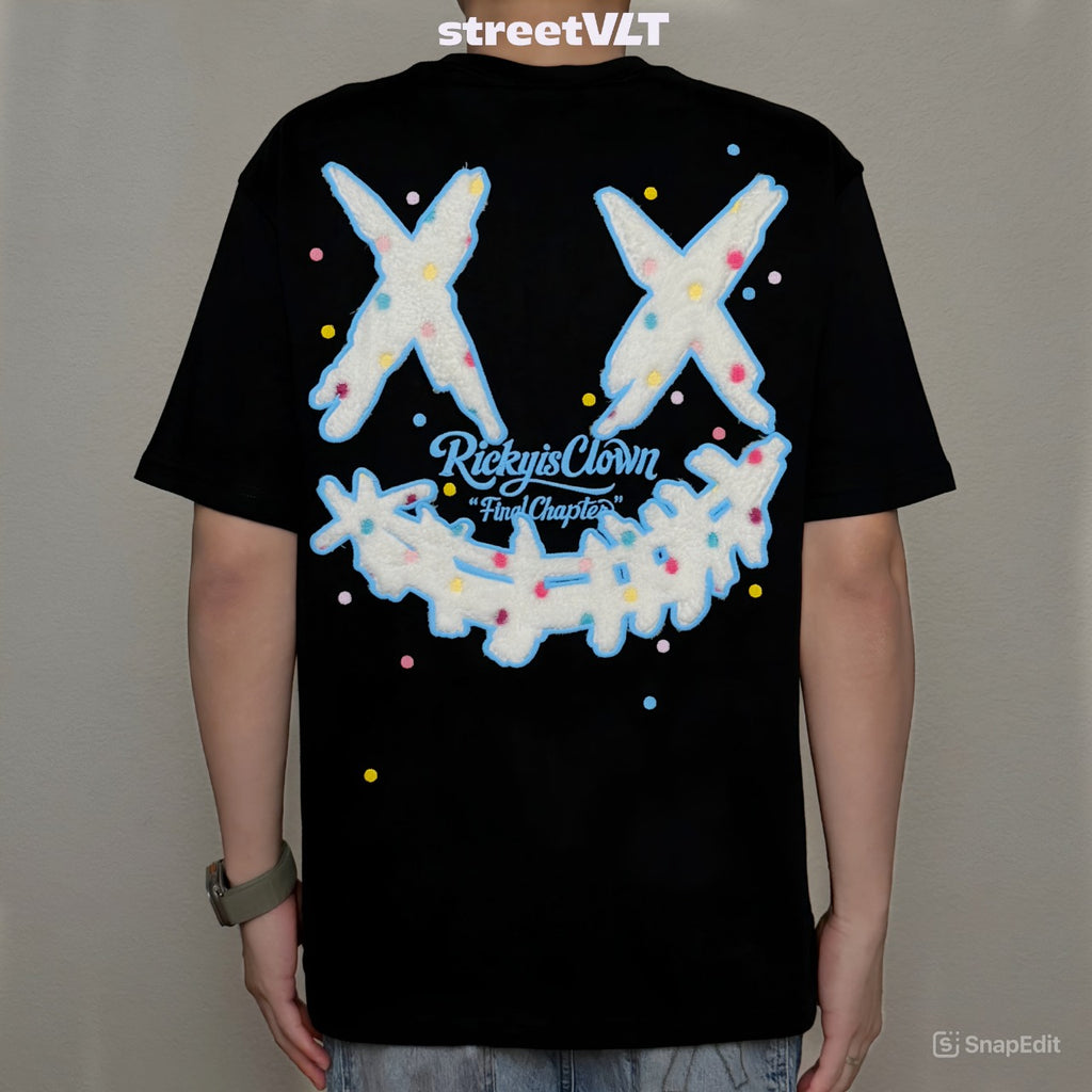 Ricky is Clown Colorful Polkadot Tee