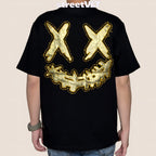 Ricky is Clown Golden Leather Tee