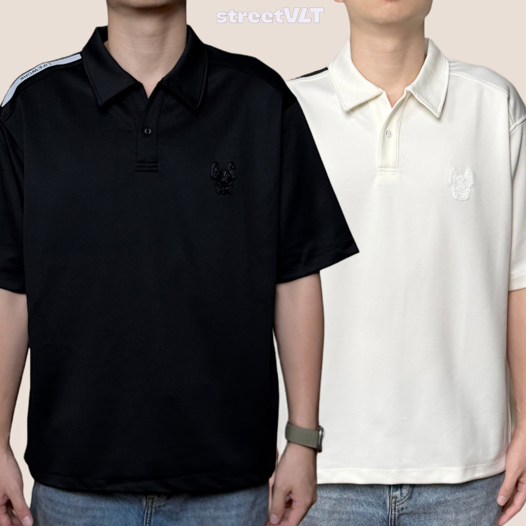 Life Work Korea One Button Polo Tee