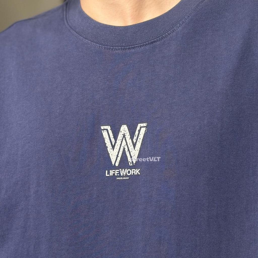 Life Work Korea Vintage Washed W Logo Tee 2