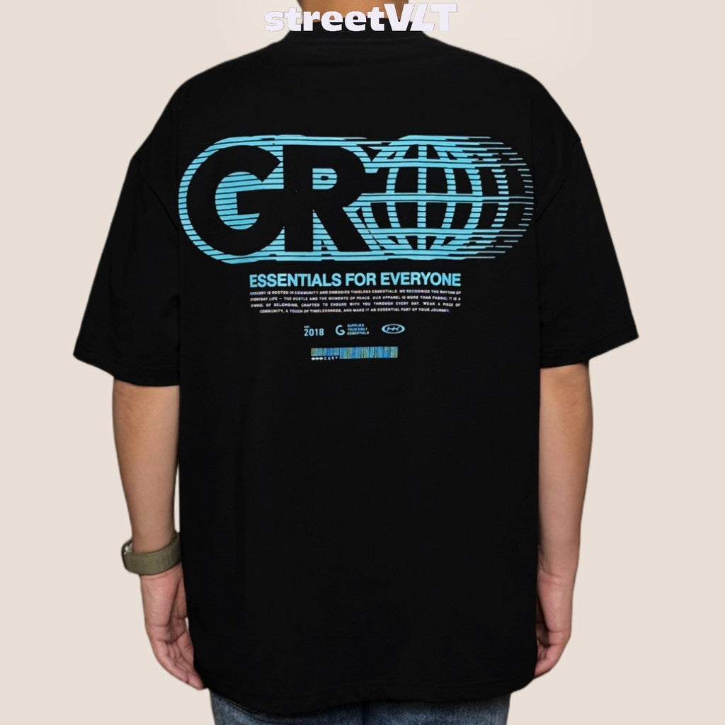Gro Grocery Daily Essentials Logo Tee