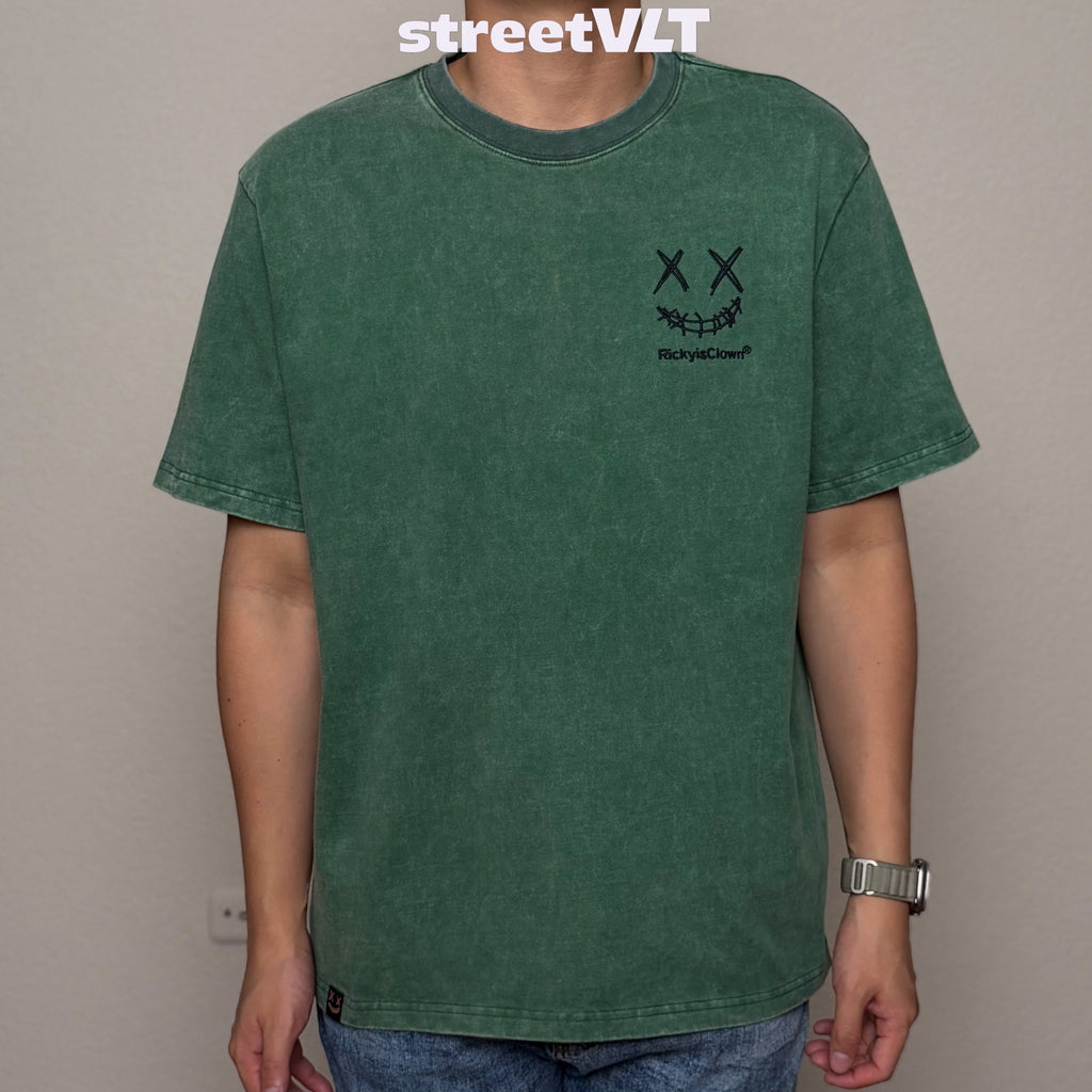 RIC Ricky is Clown Black Mamba Washed Dark Green Tee Original