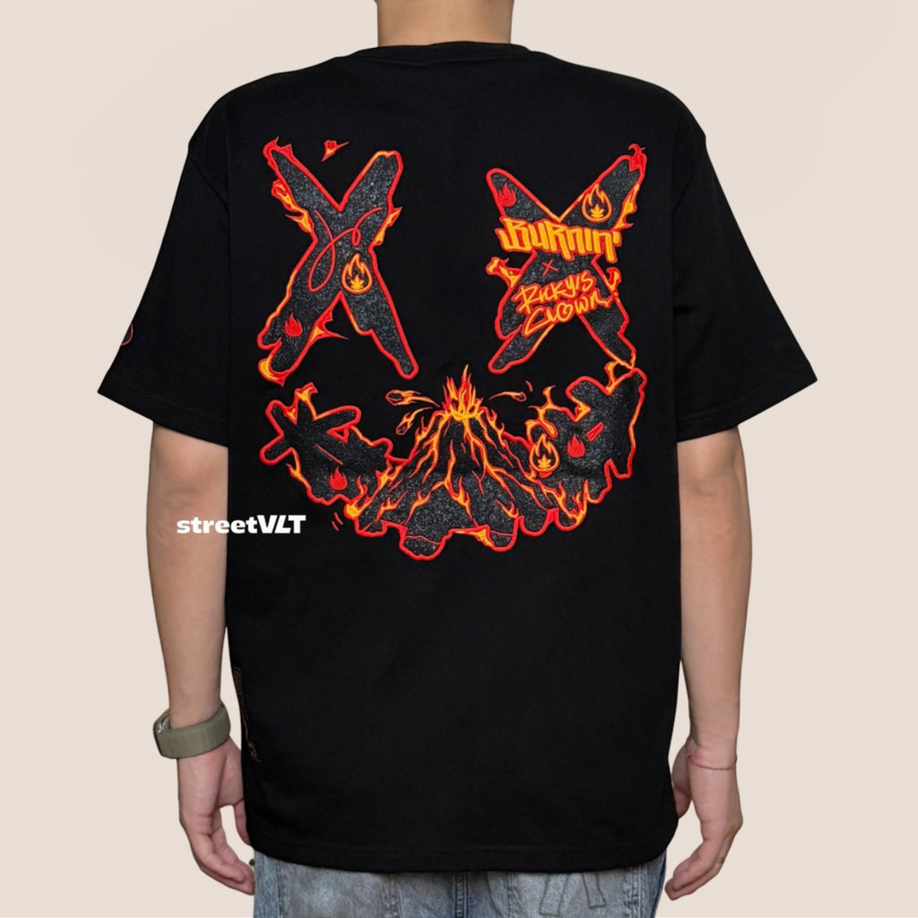 Ricky is Clown Thermal Heat Flow Deformation Embroidered Tee